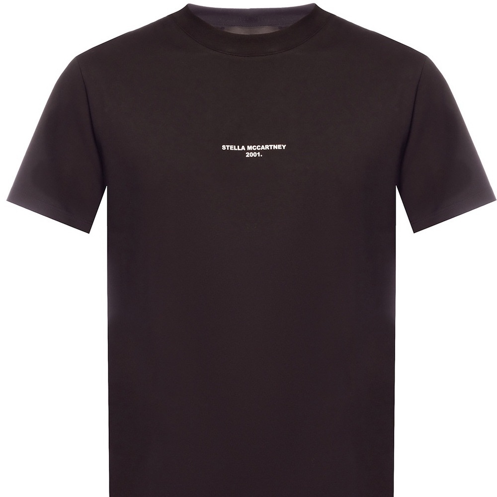 Stella McCartney 2019 black logo crewneck shirt